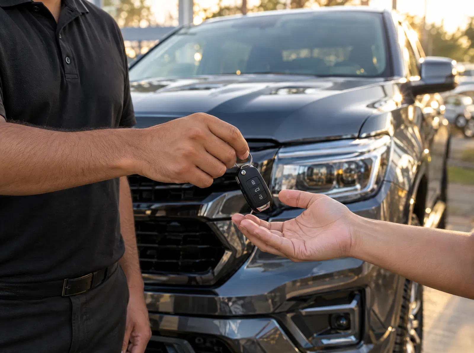 Entrega de llaves al vender un auto a Automotora N&C