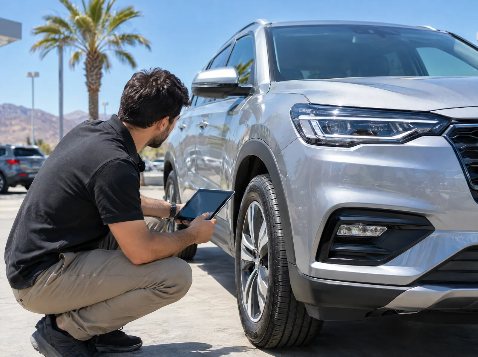 Tasación de un SUV para dejarlo en consignación en La Serena